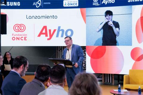 Momento de la presentación de Ayho