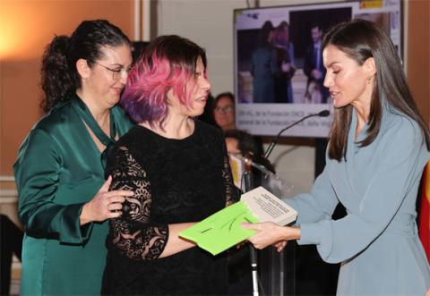 Momento de la entrega del Premio