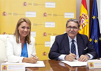 Susana Camarero junto a Manuel Teruel (Foto: Cambio16 digital)