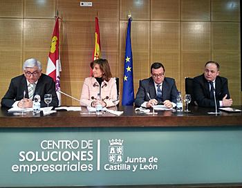 José María Ibáñez, Begoña Hernández, José Luis Martínez Donoso y Emilio Sáez