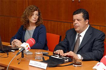 Blanca Alcanda junto a Luis Crespo