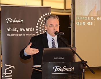 Alberto Andreu (Foto: web Telefónica Ability Awards)