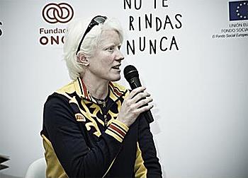 Marta Arce durante la presentación del Plan NTRN