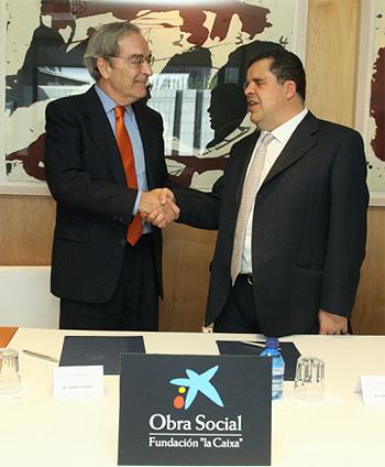 Jaime Lanaspa (i) junto a Luis Crespo (d)