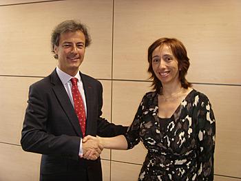 Fernando Garrido junto a Concha Díaz