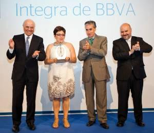 Momento de la entrega del premio