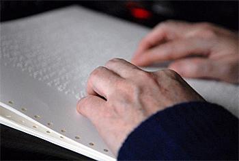 Lectura en braille