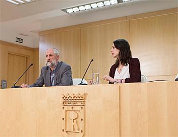 Rita Maestre y Luis Cueto