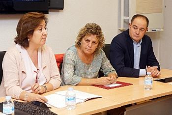 largo Caballero, Teresa Palahí y Emilio Sáez