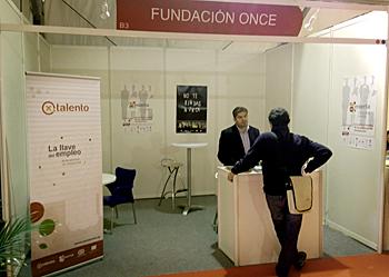 Imagen del stand de Fundación ONCE