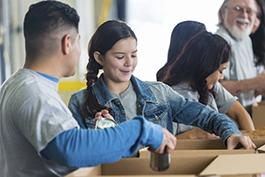 Mujeres voluntarias