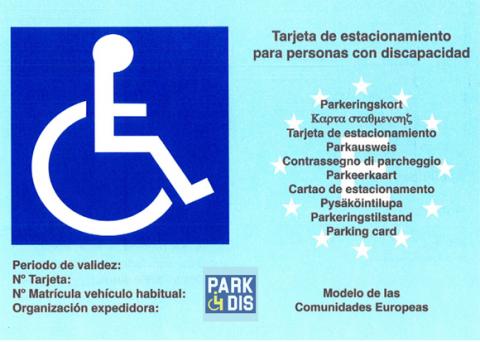 Tarjeta Europea de Discapacidad